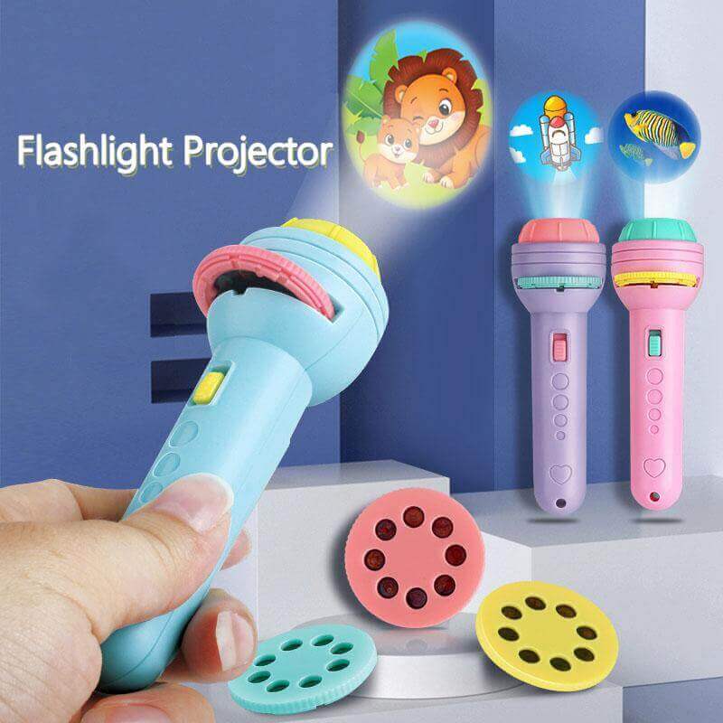 Kids Slide Projector – Magical Torch Projector for Learning and Fun - Ghosia Mall's