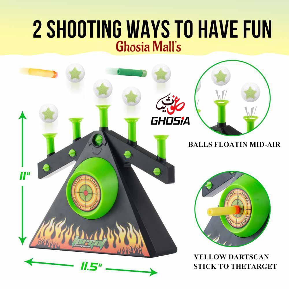 Action Shooting Game Glow in the Dark Floating Ball Hover Shoot Game Set for Kids | Exciting Shooting Action Toy! - Ghosia Mall's