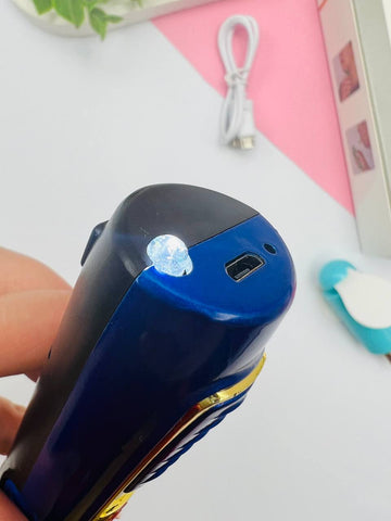 5 In 1 USB Pocket Mini Shaver, Razor Ignition Lighter LED Torch Light, Power Bank With Mini Fan