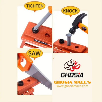 Tool Play Series Tools Set For Kids Pretend Engineer Play Tool Kit - Ghosia Mall's