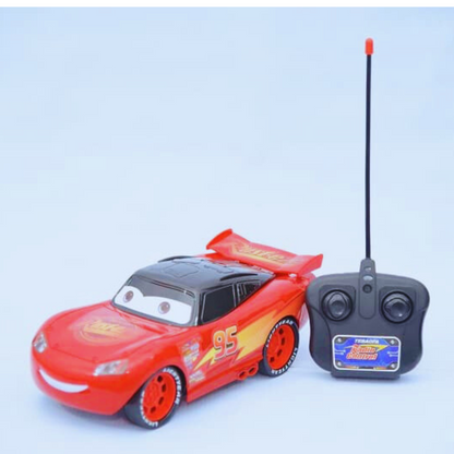 Kids Remote Control Car With Dazzling Colorful Light 3D McQueen Character Car For Kids