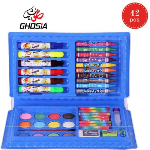 Art Painting Supplies Set For Kids 42 Pcs Art Kit Set Hand portable Child Surprise Gift Painting Set