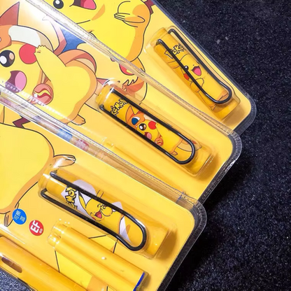 Pikachu Pen Set New Cartoon Pens With Remover Cute Pens Pens Luxury pens Korean Style Stationery