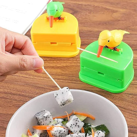 BIRD toothpick holder Toothpick Dispenser Bird toothpick box Automatic telescopic toothpick dispenser push-type toothpick bird dispenser