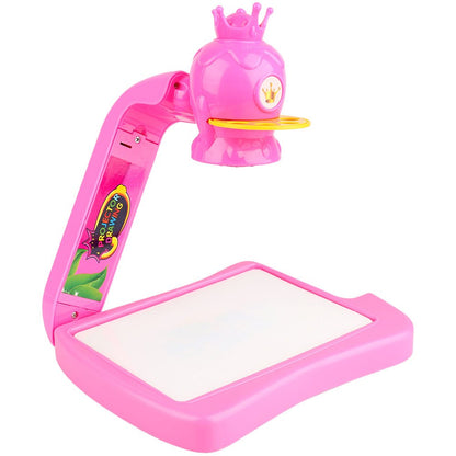 Projector Painting Toy Kids Drawing Board With Projection Function Children Painting Tab Educational Toys - Ghosia Mall's