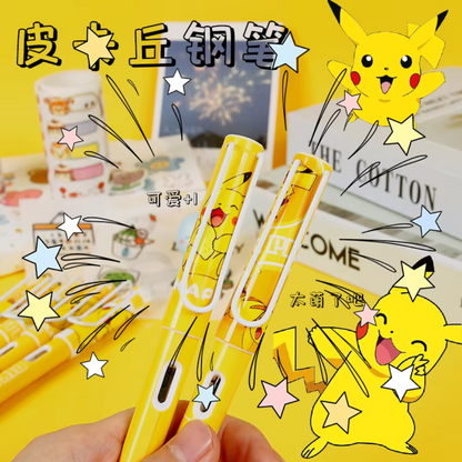 Pikachu Pen Set New Cartoon Pens With Remover Cute Pens Pens Luxury pens Korean Style Stationery