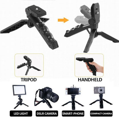 Video-Making Kit With Microphone/Tripod/Spotlight/Universal Mobile Holder/Remote Controller Shutter For Video Making, Selfies, Live Broadcast, Recording - 2449