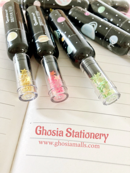 Cute Planet Wine Bottle Mini Highlighter Marker 6 Pcs Set Drawing Fluorescent Marker