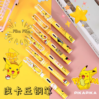 Pikachu Pen Set New Cartoon Pens With Remover Cute Pens Pens Luxury pens Korean Style Stationery