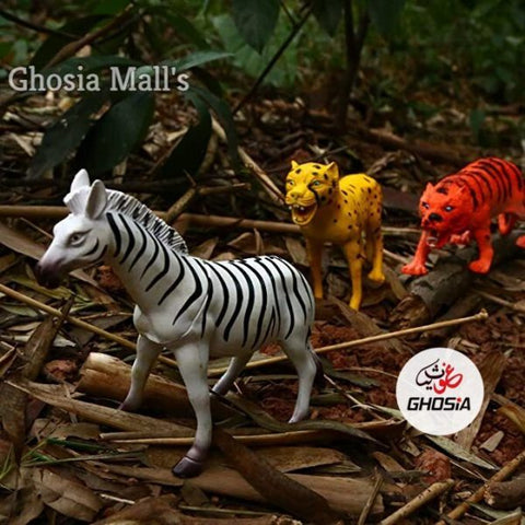 Jumbo Jungle Animal Toy Set ( 6 Pcs )