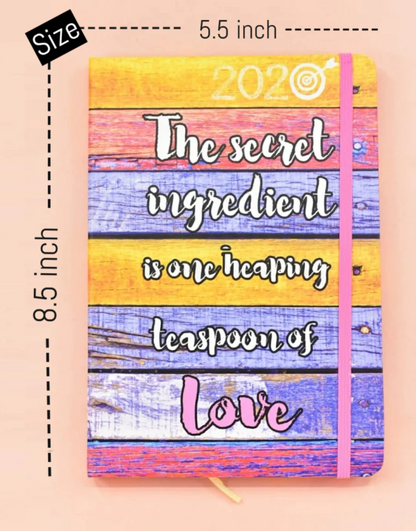 Motivational Cover Colorful Wallpaper Diary Size A5 Travel Notepad Journal