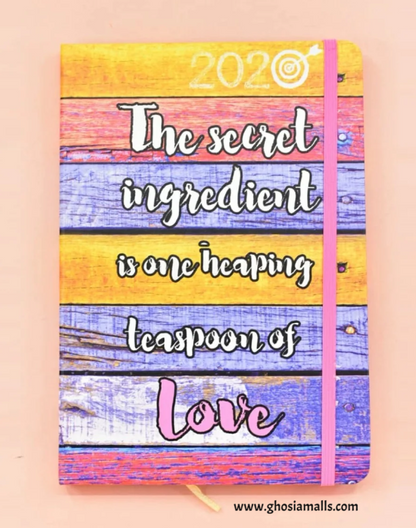 Motivational Cover Colorful Wallpaper Diary Size A5 Travel Notepad Journal