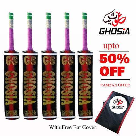 Ghosia Sports Power Hitting Edition Cricket Bat Cricket Accessories