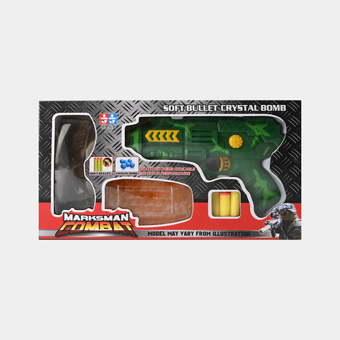 Marksman Combat Water Orbeez & Soft Bullet Dart Gun: Action Play Toy for Ultimate Fun!