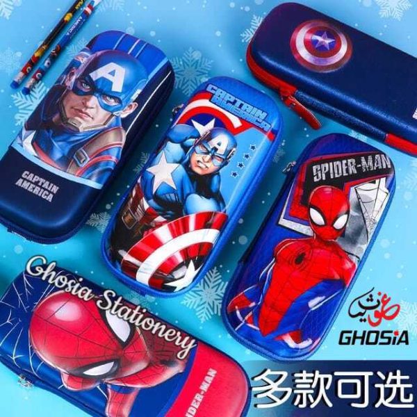 Stationary Organizer Pouch Large Capacity Bag Waterproof Hard 3D Cartoon Case - Ghosia Mall's