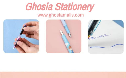 Soft Theme Ink Pen For Girls And For Boys Fountain Pen Set With Erasable Ink Cartridges Gift For Kids For Boys &Girls