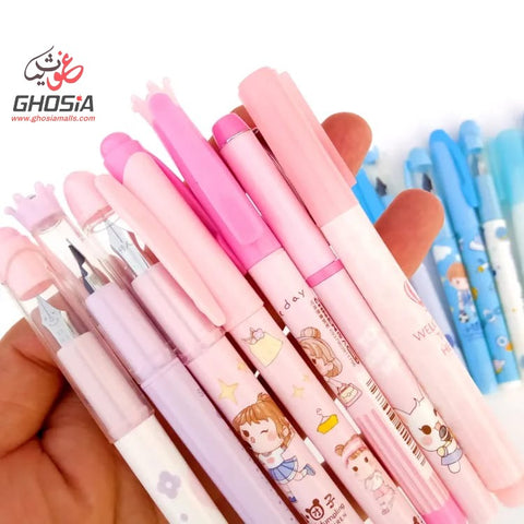 Soft Theme Ink Pen For Girls And For Boys Fountain Pen Set With Erasable Ink Cartridges Gift For Kids For Boys &Girls