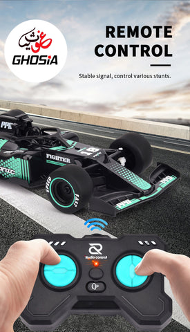 Drift spray Formula Model 1:18 Scale High-Speed Rechargeable & Remote Control Racing Car