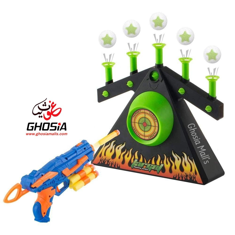 Action Shooting Game Glow in the Dark Floating Ball Hover Shoot Game Set for Kids | Exciting Shooting Action Toy! - Ghosia Mall's