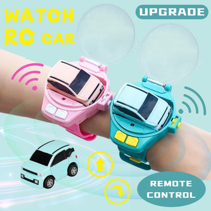 Watch RC Car Toy Remote Control - New Mini Car Watch Toys | 2.4 GHz Cute Wrist Racing Car Watch, Interactive Game Toys