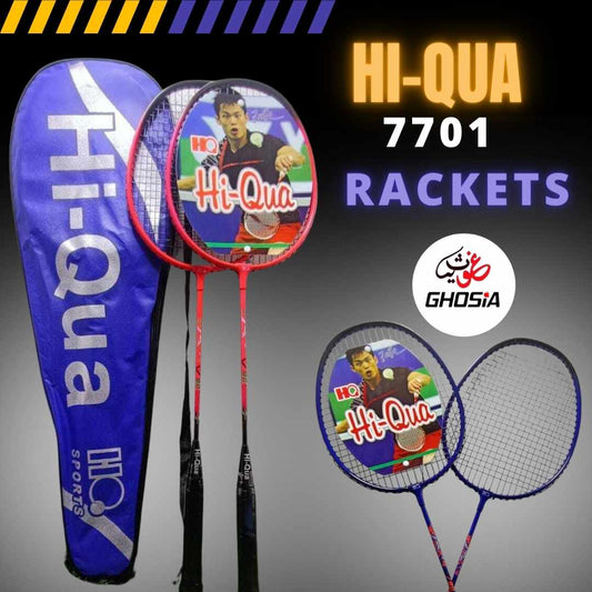 HI-Qua Badminton Racket Pair with bag Ghosia Sports