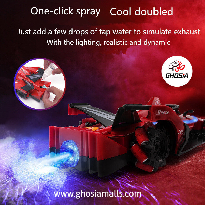 Drift spray Formula Model 1:18 Scale High-Speed Rechargeable & Remote Control Racing Car - Ghosia Mall's