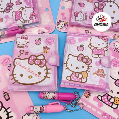 Hello Kitty Edition Small Autograph Diary With Mini Princess Ballpoint Little Themed Stationery Gift