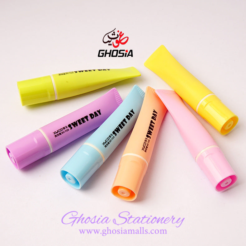 Toothpaste Styling Highlighter 6 color Set Mini Sweet Day 6PCS/SET Highlighters Key Children's Marker Color Graffiti Pen