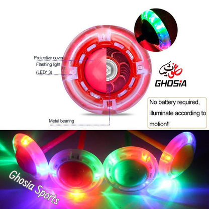 Kids Skipping Rope Ball LED Flashing Colorful Sports Swing Toys- Ghosia Sports Fun Ankle Skipping Ball Games For Kids And Adults