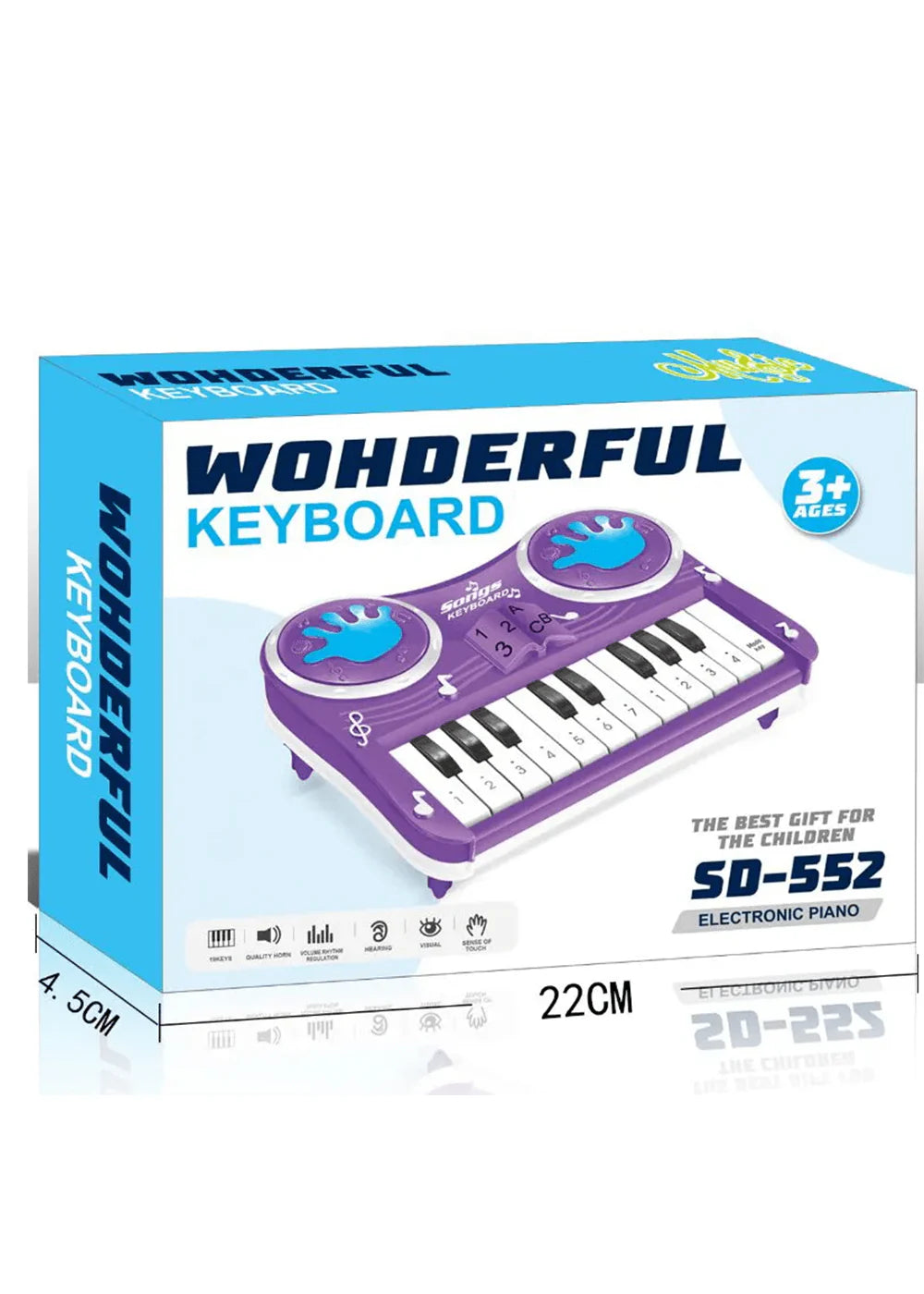 Kids Wonderful Musical Keyboard Musical Toy Piano With 2 Modes