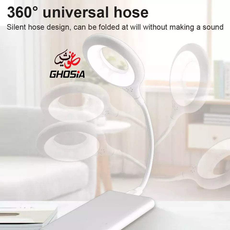 Flexible USB Foldable Light with Voice Activation – Easily Adjust Between Warm and White Lighting Modes for Any Mood or Task. A Stylish, Space-Saving Light Solution for Modern, Hands-Free Convenience. 3266