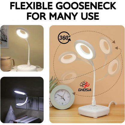 Flexible USB Foldable Light with Voice Activation – Easily Adjust Between Warm and White Lighting Modes for Any Mood or Task. A Stylish, Space-Saving Light Solution for Modern, Hands-Free Convenience. 3266
