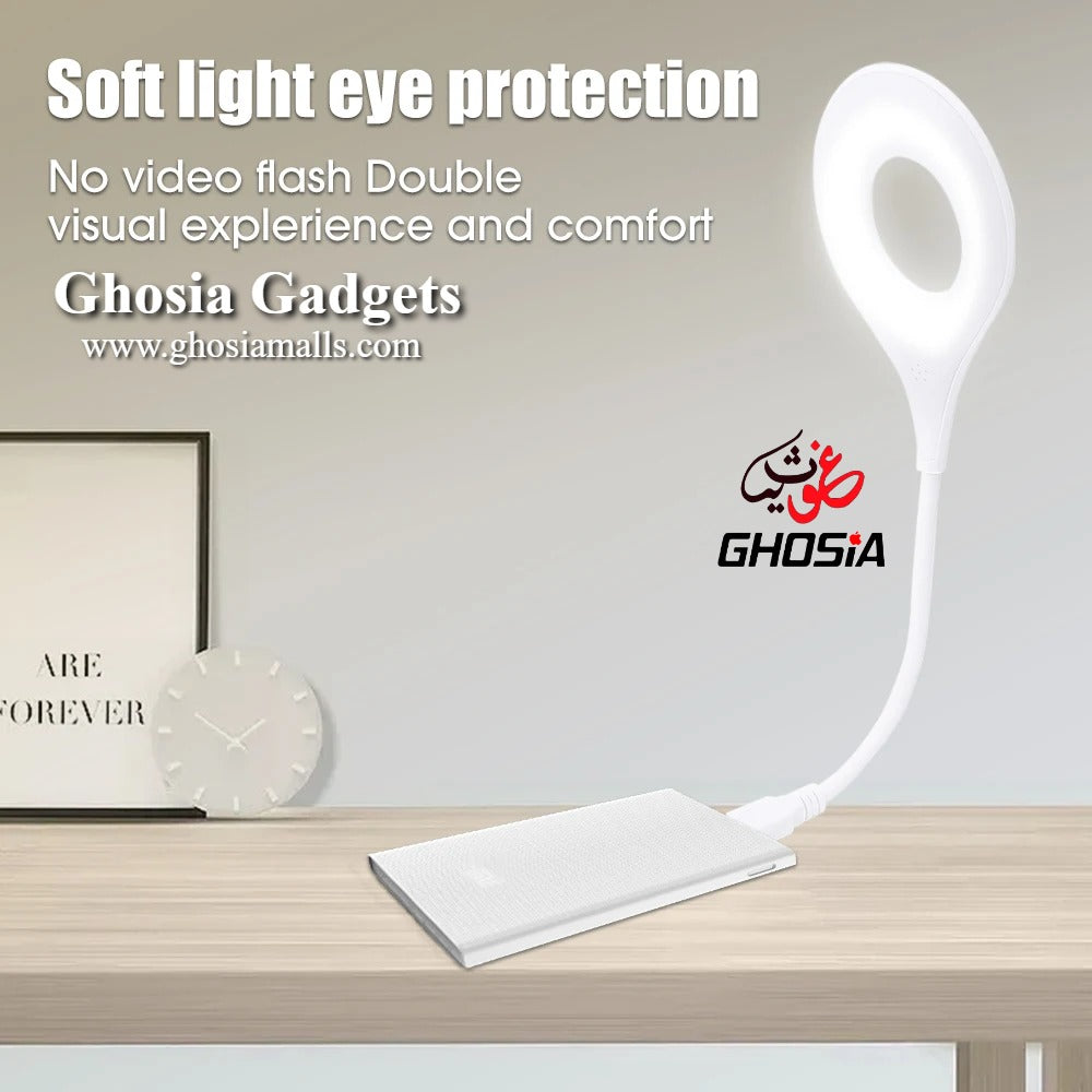 Flexible USB Foldable Light with Voice Activation – Easily Adjust Between Warm and White Lighting Modes for Any Mood or Task. A Stylish, Space-Saving Light Solution for Modern, Hands-Free Convenience. 3266