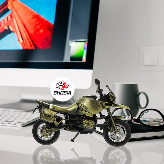 Alloy Motorcycle Model Bike Decorative Ornament Adult Toy Simulation Decoration Piece Alloy Children Collection Home Decoration - Ghosia Mall's