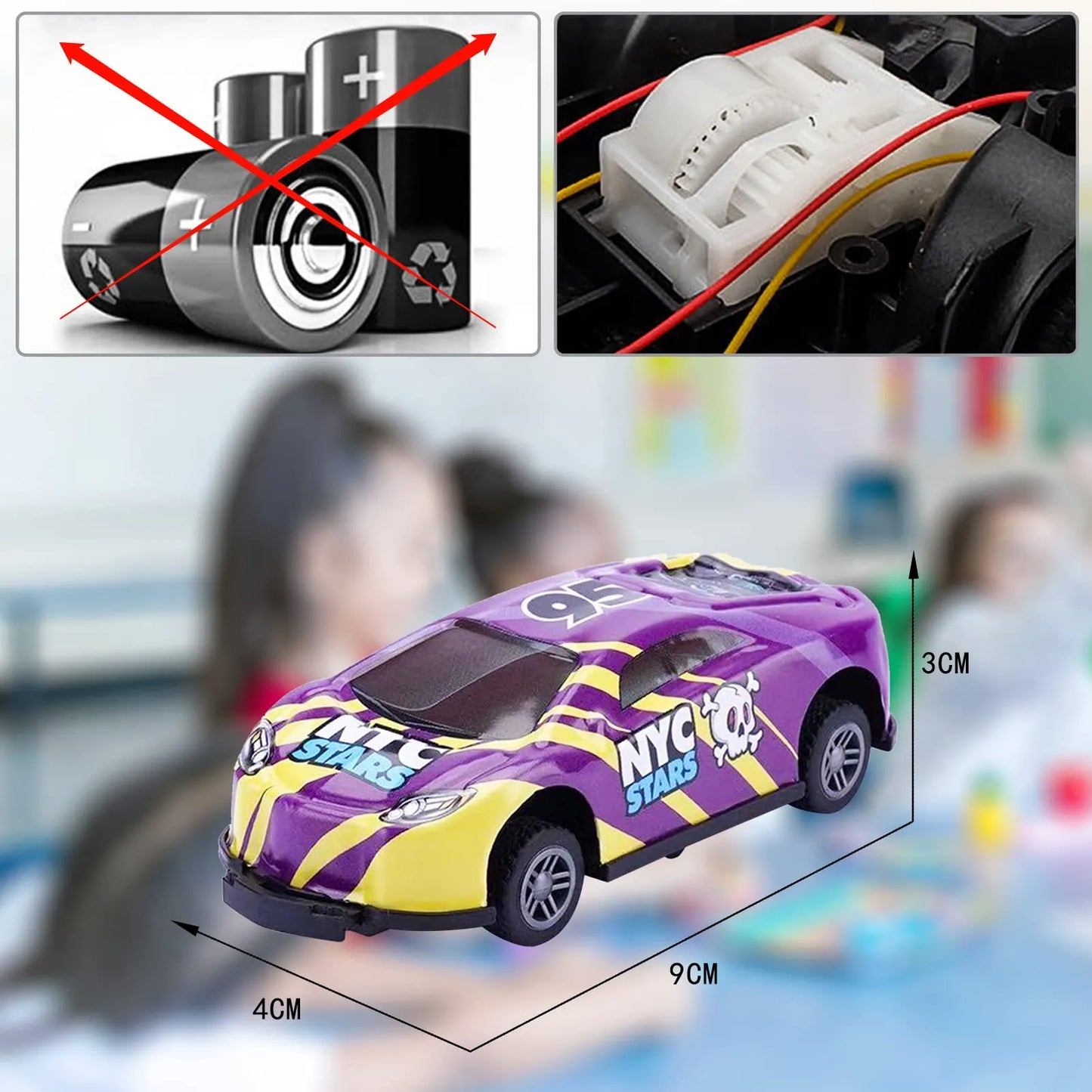 5 pcs Toys Action Kids Alloy Car Pull Back Car Ejection Jumping New Style Crash Racing Jumping Cars Box