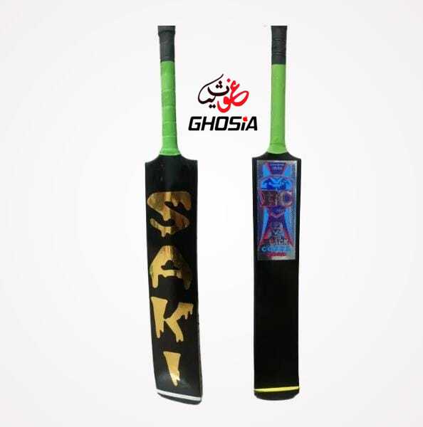 Ghosia Sports Black Cobra Saki Cricket Bats with Bat Cover