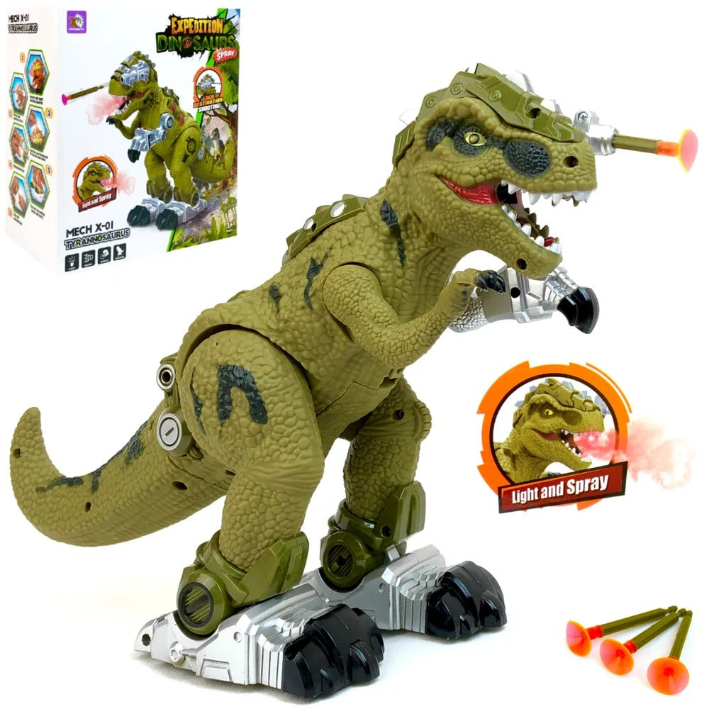 Expedition Dinosaurs Shooting And Spray Toy For Kids Action Toy With Sounds For Kids Dart Shooter Dinosaur Toy