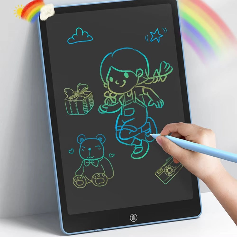 Smart Learning & Drawing Writing Tablet Multicolor Stroke LCD Writing Pad Digital Learning & Sketching For Kids ( 8.5 inch )