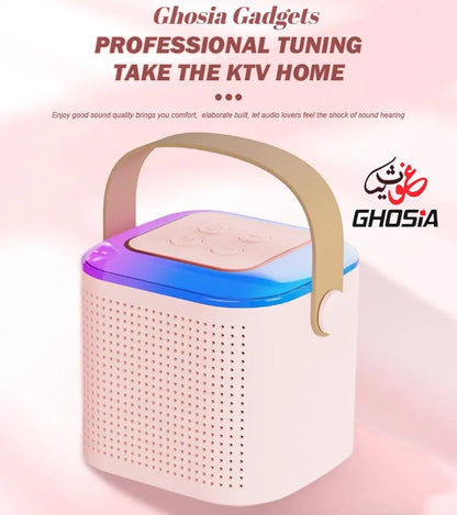 Karaoke Machine for Adults and Kids Portable Bluetooth Speaker System with Wireless Microphone for Home - 5013
