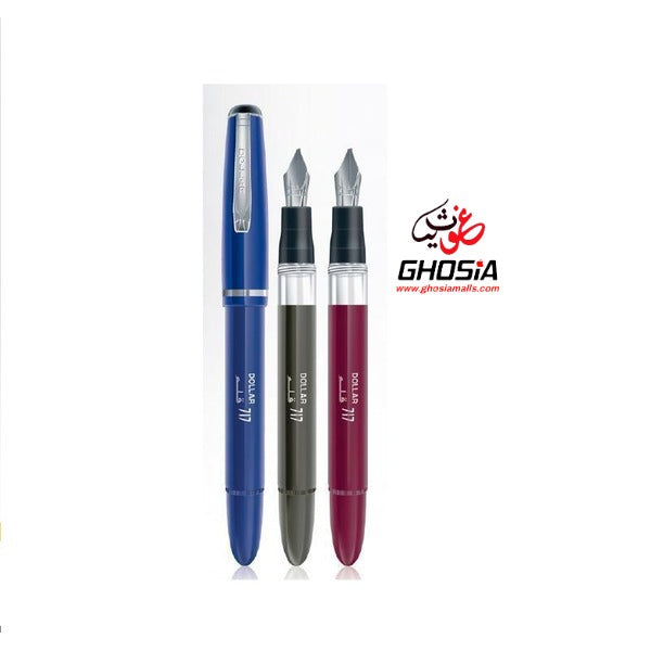 Dollar 717i Calligraphy Fountain Pen Qalam Calligraphy Ink Pen For Beginners ( Pack of 3 Pen )