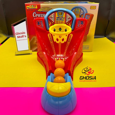 Basketball Game, Indoor Basketball Shooting Slap Shooter Game for Kids and Adults, Desk Games for Office for Adults, Great Gift Idea for Boys and Girls