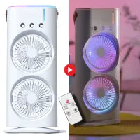 Pink Portable Neck Fan, Personal Bladeless Wearable with Portable 360°Cooling USB Rechargeable Mini Hanging Neck Fan for Outdoor Sports - 6210