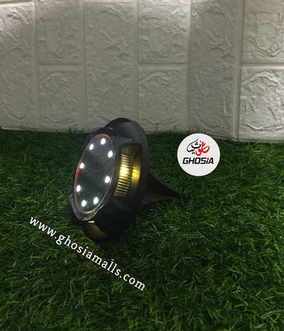 Solar Ground Buried Lights Outdoor (4 in 1 Pack) LED Disk Lights (White/Warm + Multi-color RGB)