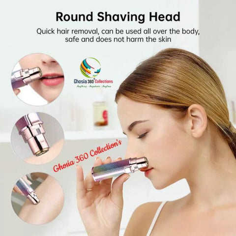 2 In 1 USB Rechargeable Eyebrow Trimmer Electric Hair Remover