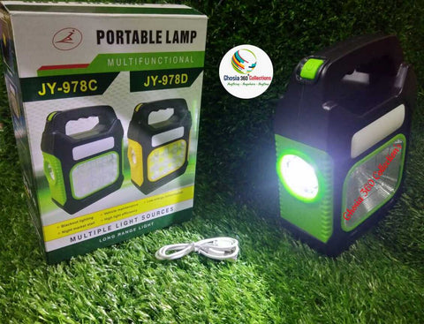 Multi-functional Hurry Bolt Outdoor Solar Light USB Charging Portable Light 3 Mode Emergency Lamp
