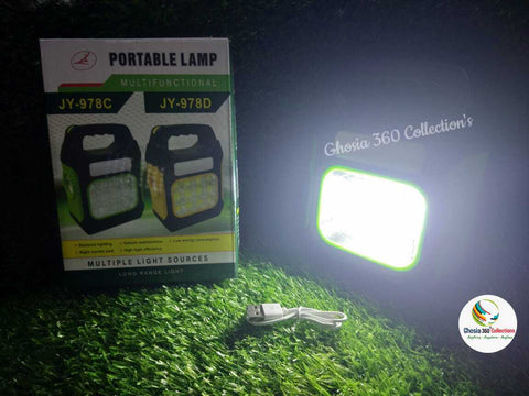 Multi-functional Hurry Bolt Outdoor Solar Light USB Charging Portable Light 3 Mode Emergency Lamp